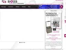 Tablet Screenshot of bioseb.com